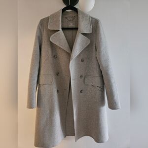 Soia & Kyo Gray Double-Breasted Coat